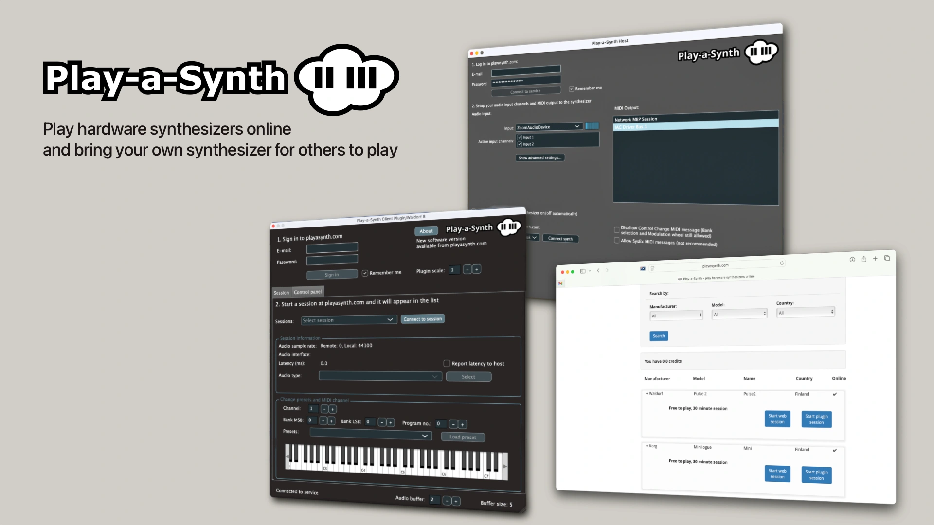 Play-a-Synth